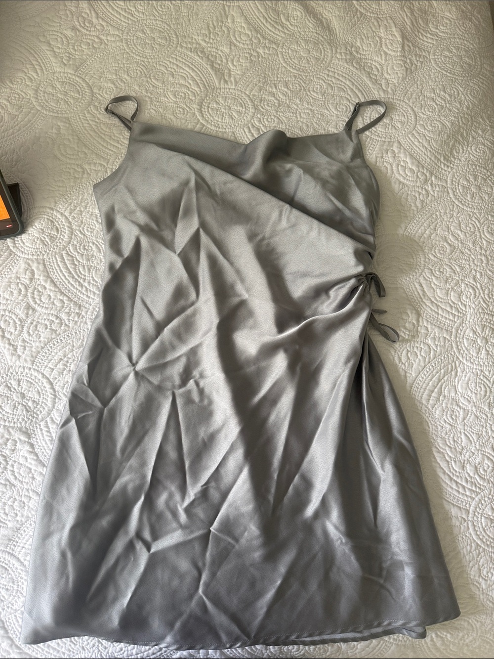 Cowl-Neck Slip Dress with Unique Cut-Out